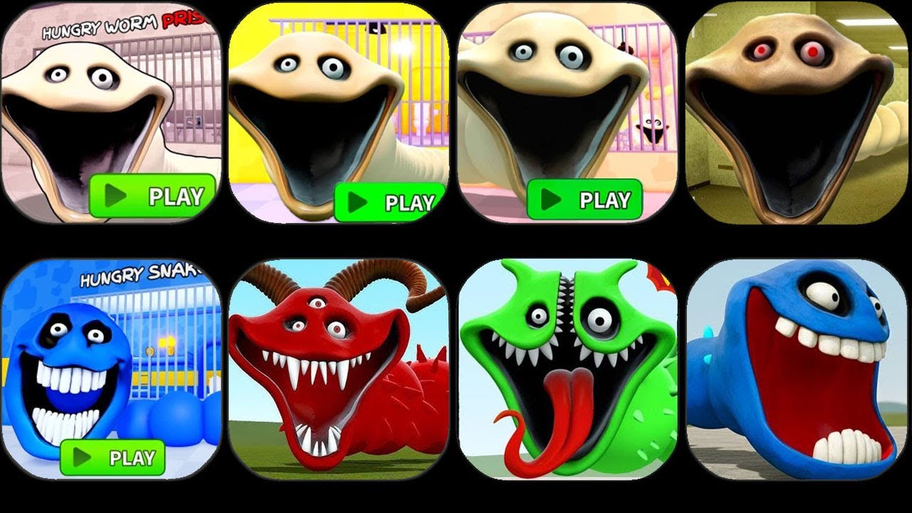 ROBLOX MODE HARD : 🐍 HUNGRY SNAKE PRISON,👮‍♂️ESCAPING FROM TROLL WORMS,GRUMPY GRAN! (SCARY OBBY)