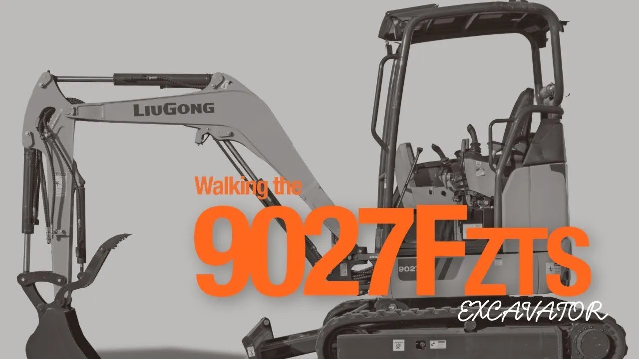 LiuGong 9027FZTS Excavator Walkaround with Product Manager Jim Joy