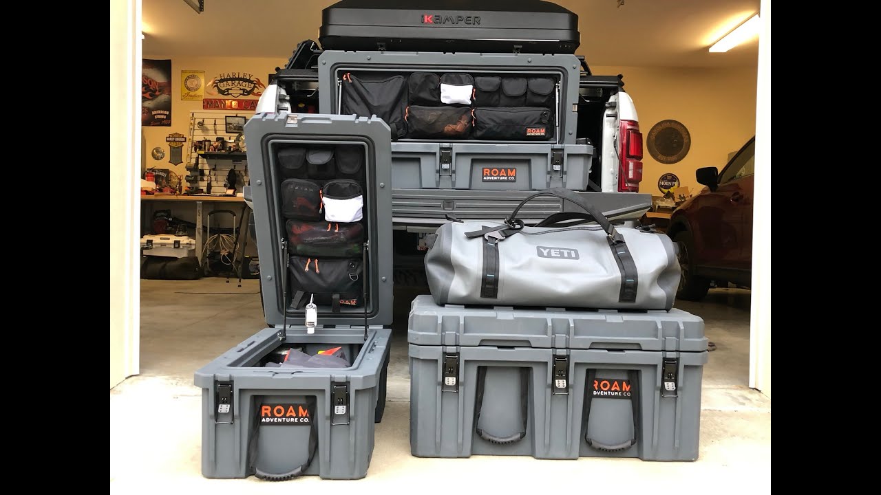 Rugged Storage Cases from Roam Adventure and Yeti for Camping and Overlanding