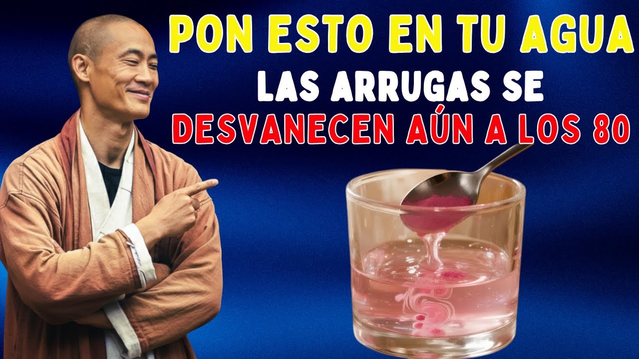 ¡Deja de beber agua sola! Agrega ESTO para aumentar el colágeno y suavizar las arrugas | Shi Heng Yi
