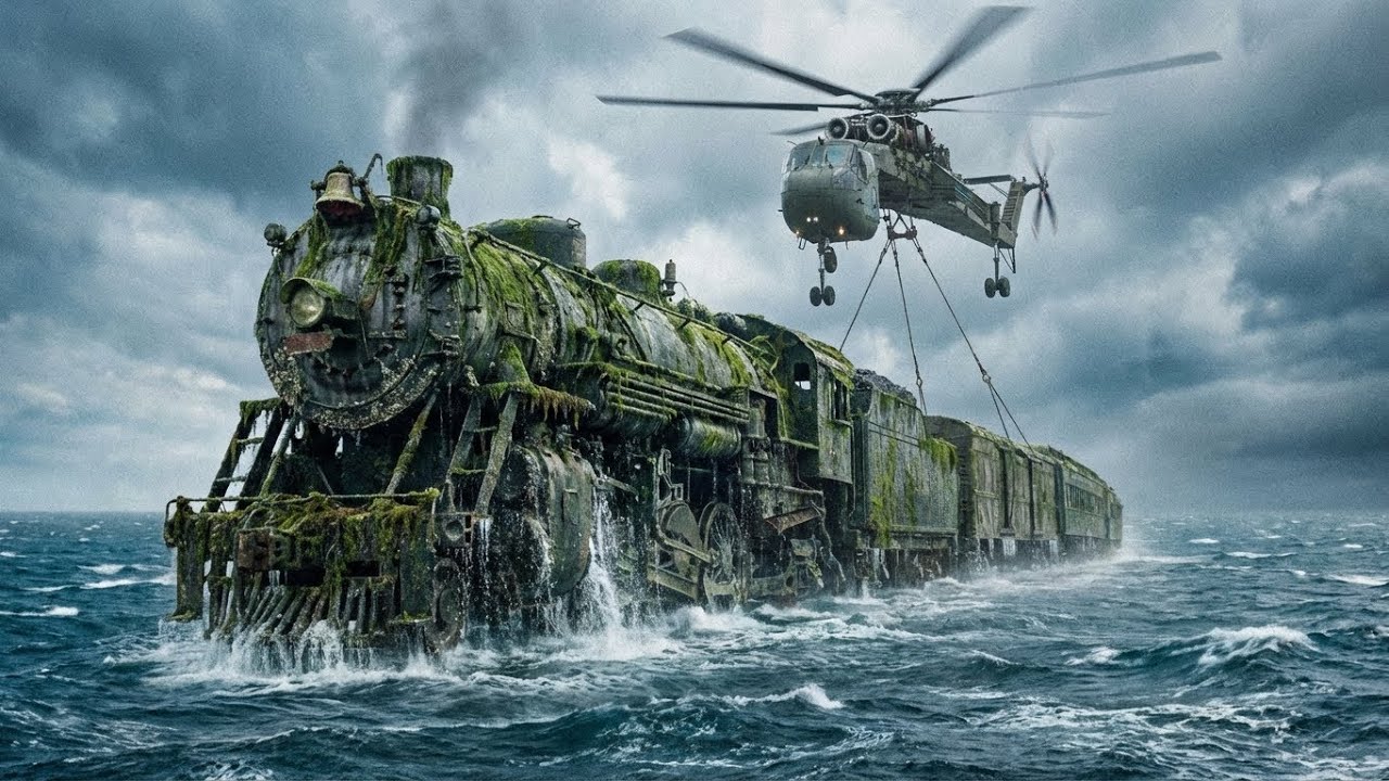 Lost for Decades: A 70-Year-Old Train Found Deep Under the Sea