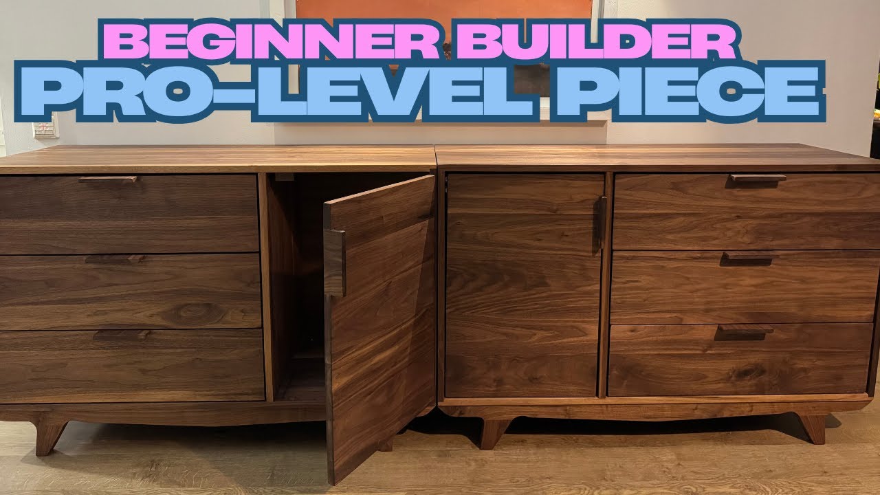 I'm a beginner (with good tools) || I built Foureyes Sevotto dresser