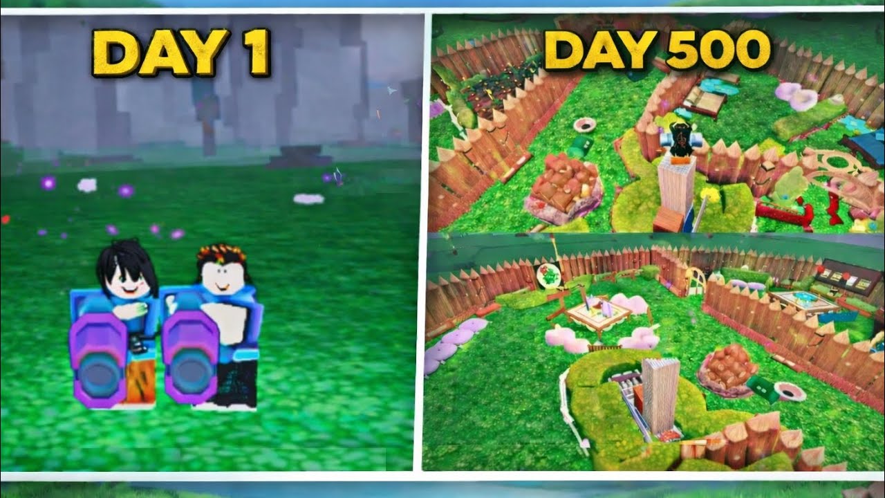 500 Days 😱to Build a Best Base in 99 Nights in The Forest😄
