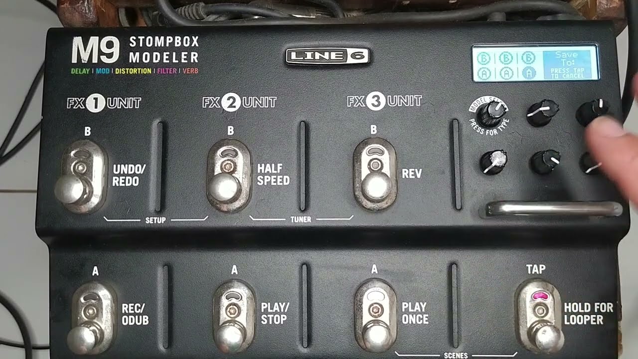 LINE 6 STOMPBOX M9  Configurações #1