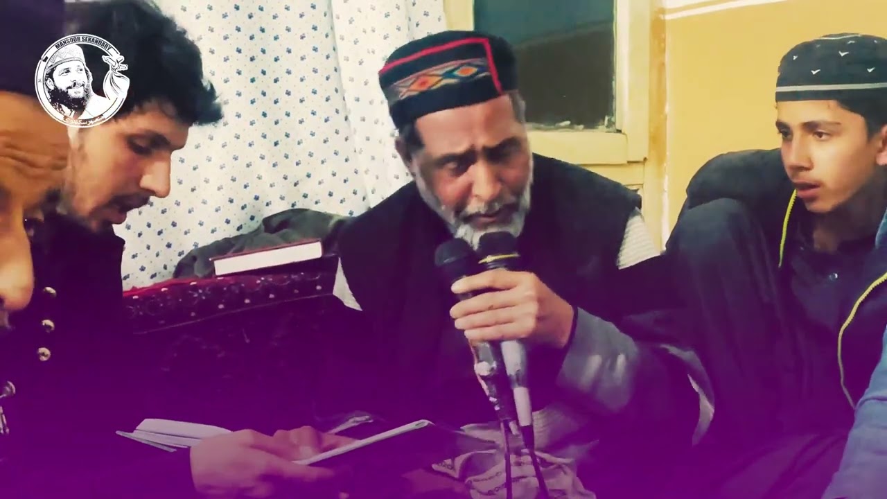 مجلس نعت خوانی و ذکر فوق‌العاده گرم به آواز رسا حاجی صاحب سمیع جان و محمد منصور سکندری