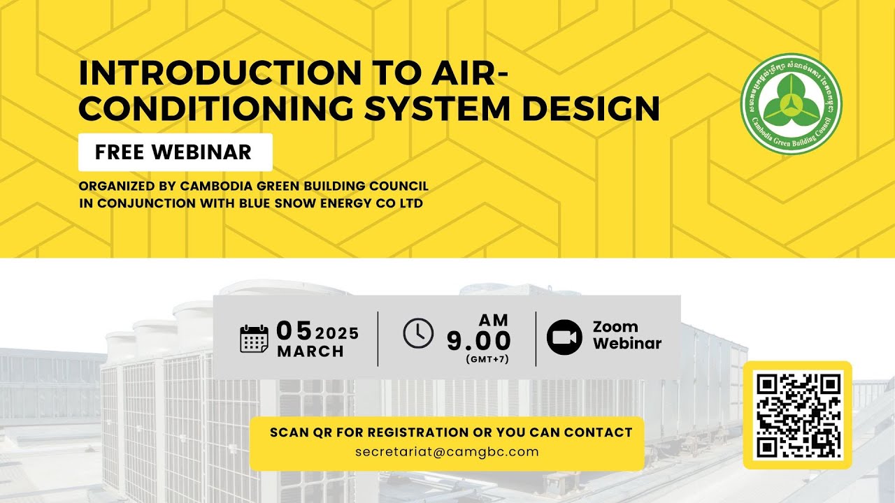 Free Webinar: Introduction to Air-Conditioning System Design Webinar