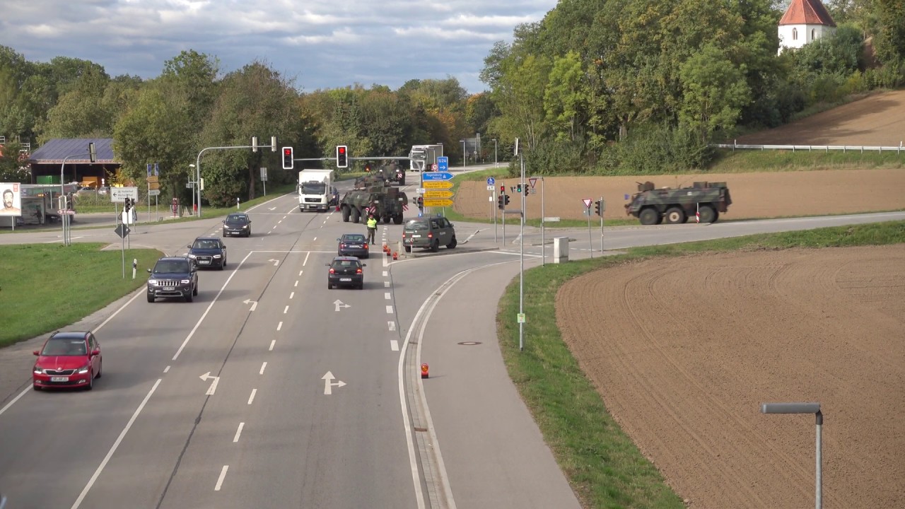 Pioniere aus Bogen auf dem Weg nach Grafenw&ouml;hr