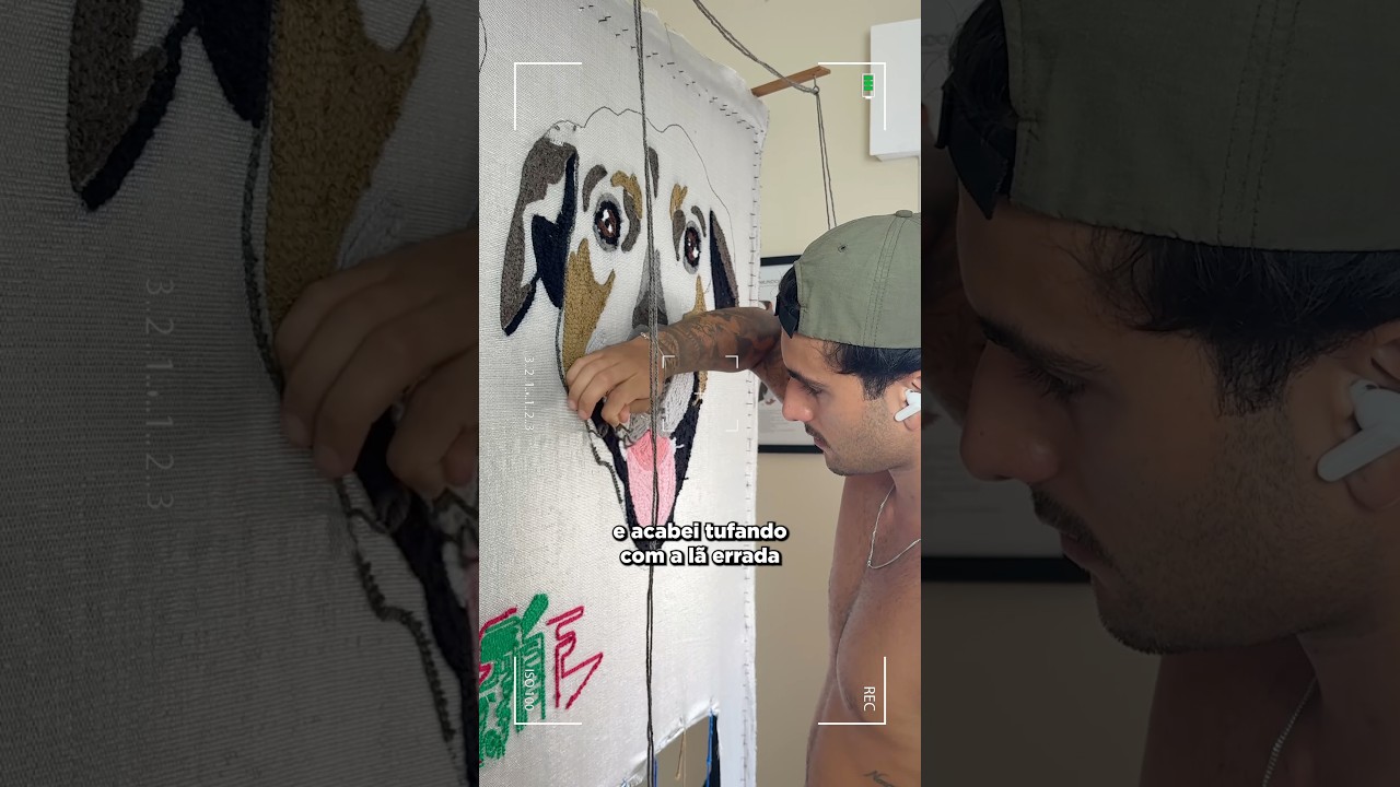 Fiz um tapete do Orelha 🐕 (com quem eu deixo?)
