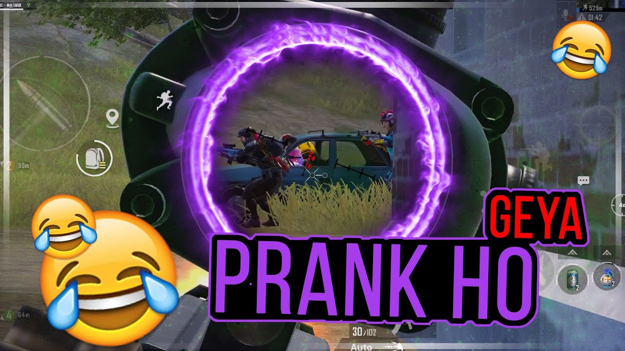 1v3 Prank with Car Enimies 😂😂 | Rizwan Gaming YT | Pubg Mobile.