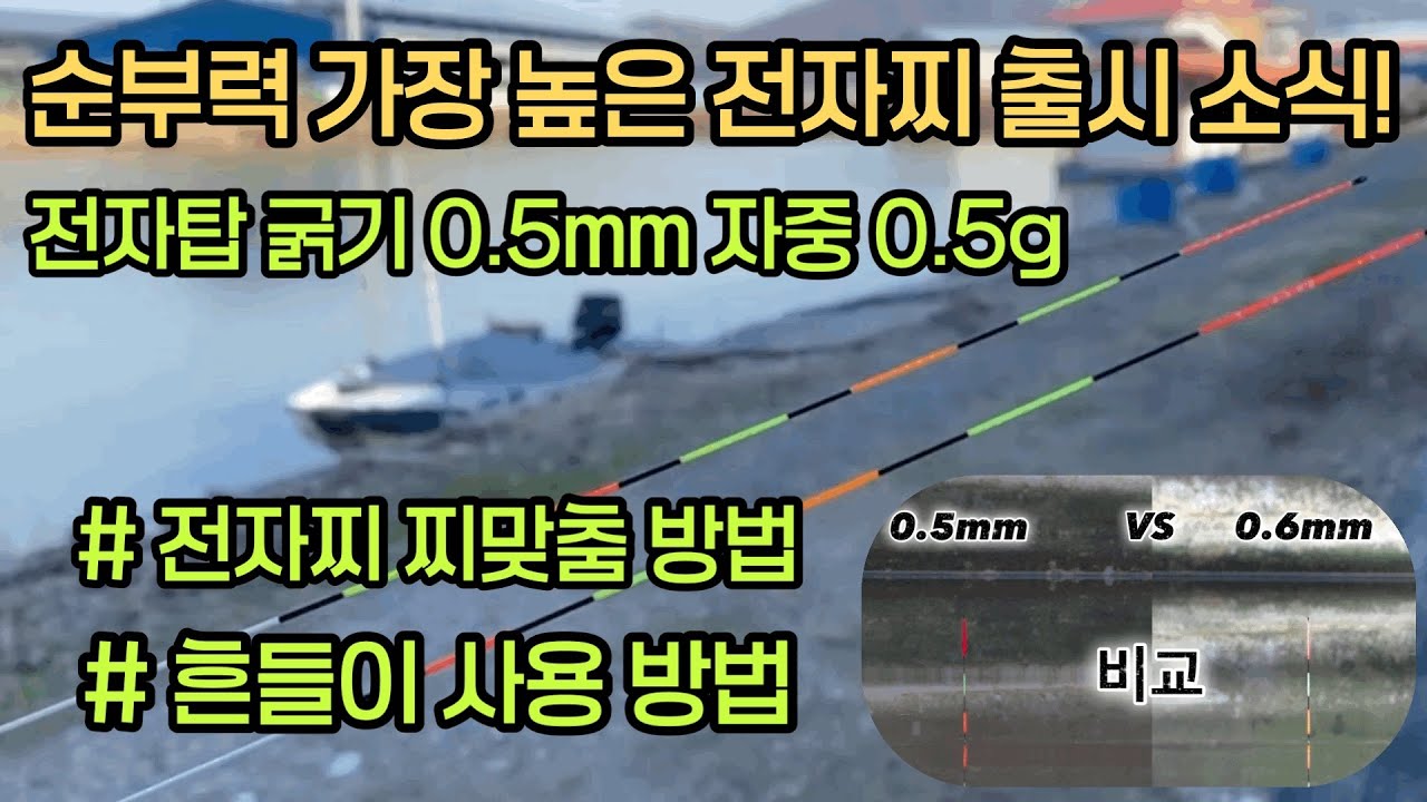 농촌지 하우스 겨울 낚시 꿀팁!! 전자찌 찌맞춤 방법 흔들이 사용 방법 총정리   