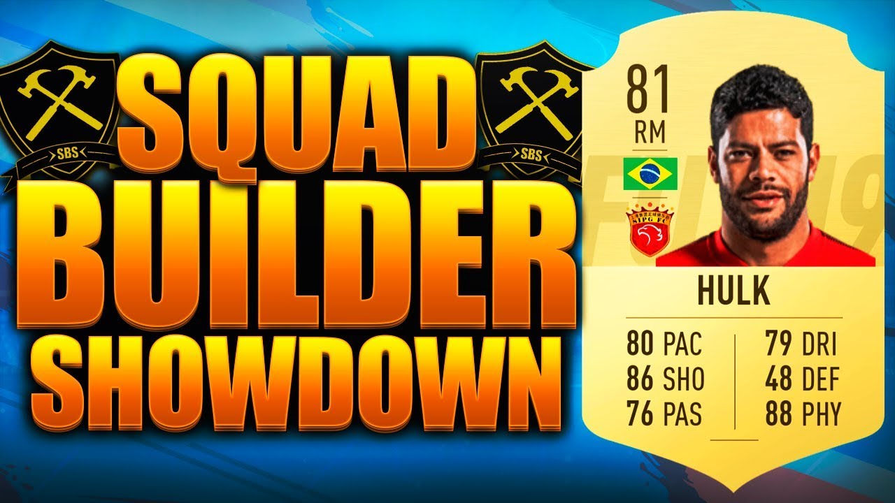 EPIC HULK SQUAD BUILDER SHOWDOWN! FIFA 19 ULTIMATE TEAM