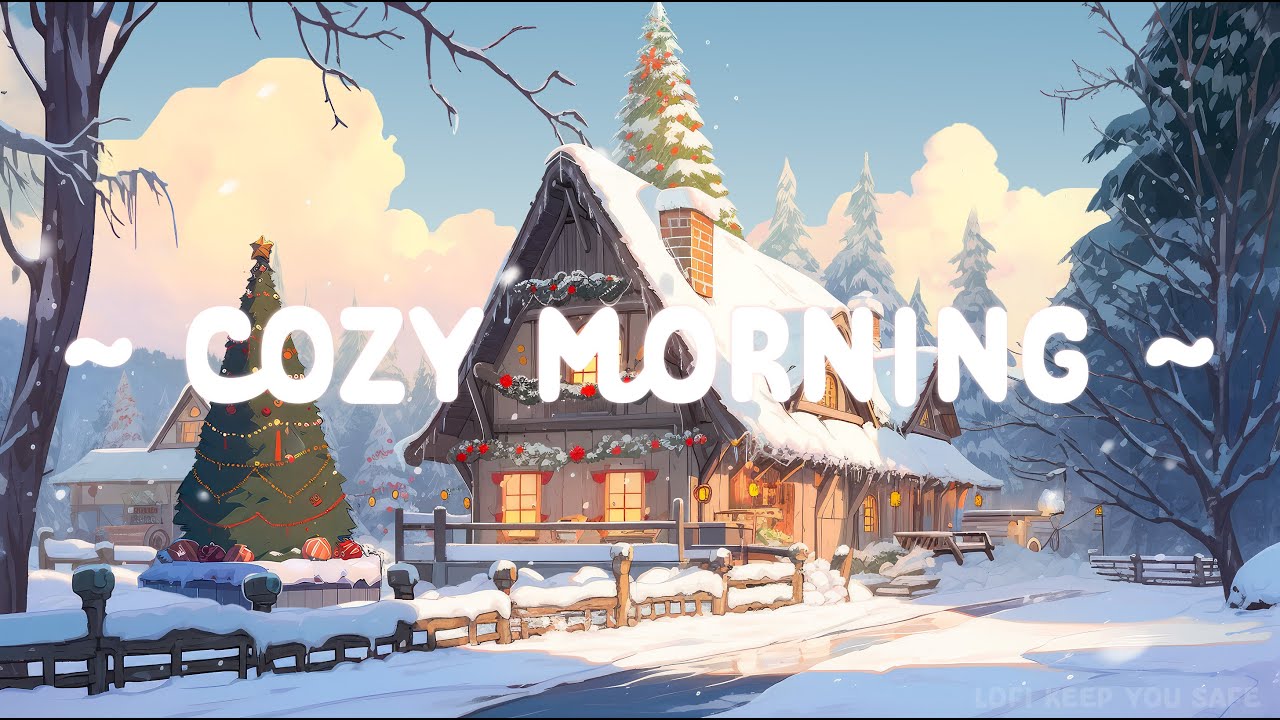 Cozy Morning 🎄 Lofi Keep You Safe 🌅 Christmas Lofi Beats ~ Lofi hip hop // Deep focus