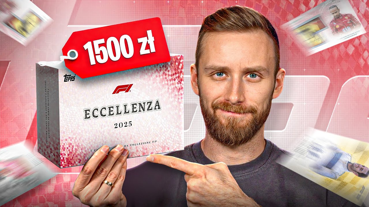 PIĘKNE! Otwieram Topps F1 Eccellenza 2025 Hobby Box warty 1500 zł!