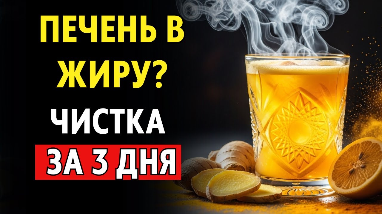 ИМБИРНЫЙ ОГОНЬ: 1 стакан выжжет весь жир и гепатоз из печени за 3 дня