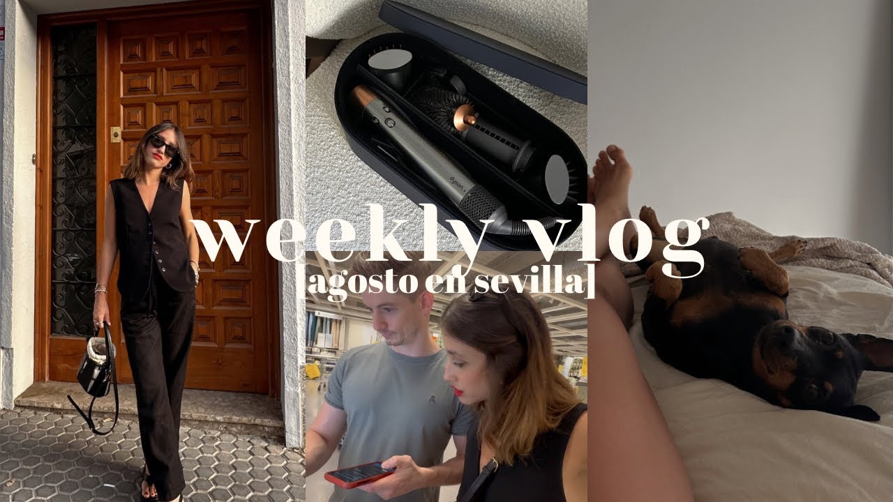 weekly #9 | llega la Dyson, favs de makeup, algunos infortunios en la semana + looks ​⁠@rocioerrec