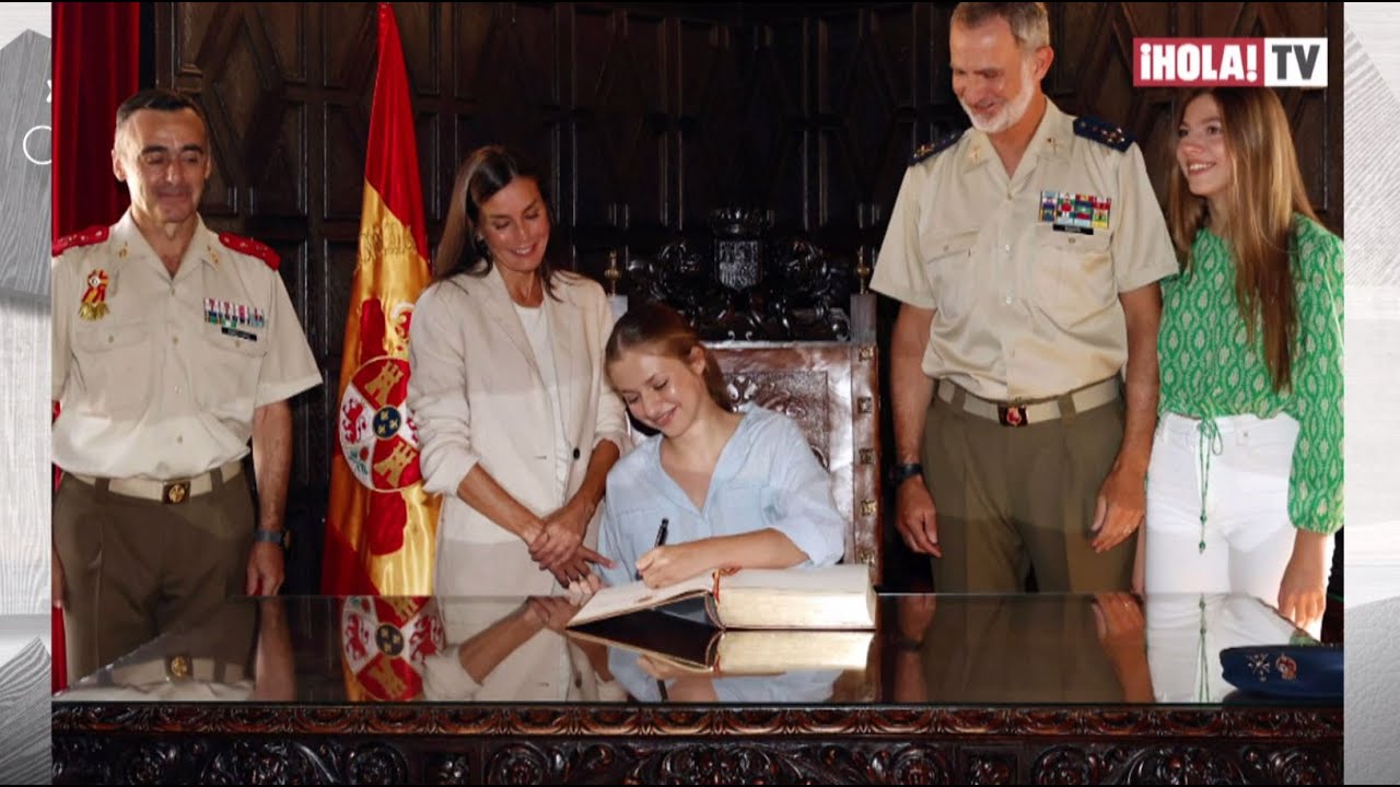 La princesa de Asturias ingresa a la Academia Militar de Zaragoza | ¡HOLA! TV