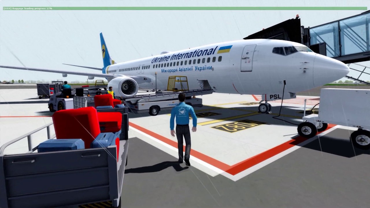 [PREPAR3Dv4.3] Flight Boeing 737-900ER Ukraine  UKKK (Kij&oacute;w) - EPML (Mielec)