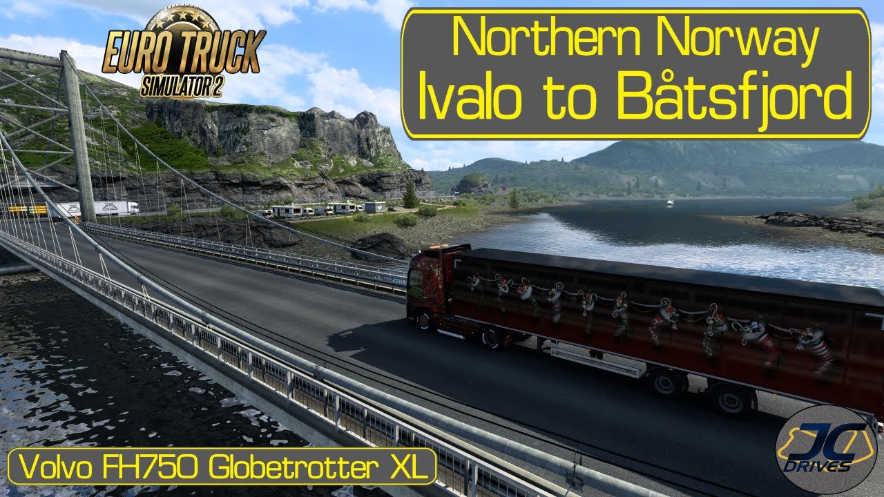 Euro Truck Simulator 2 - Day #55 - Volvo FH750 - Northern Norway - Båtsfjord.