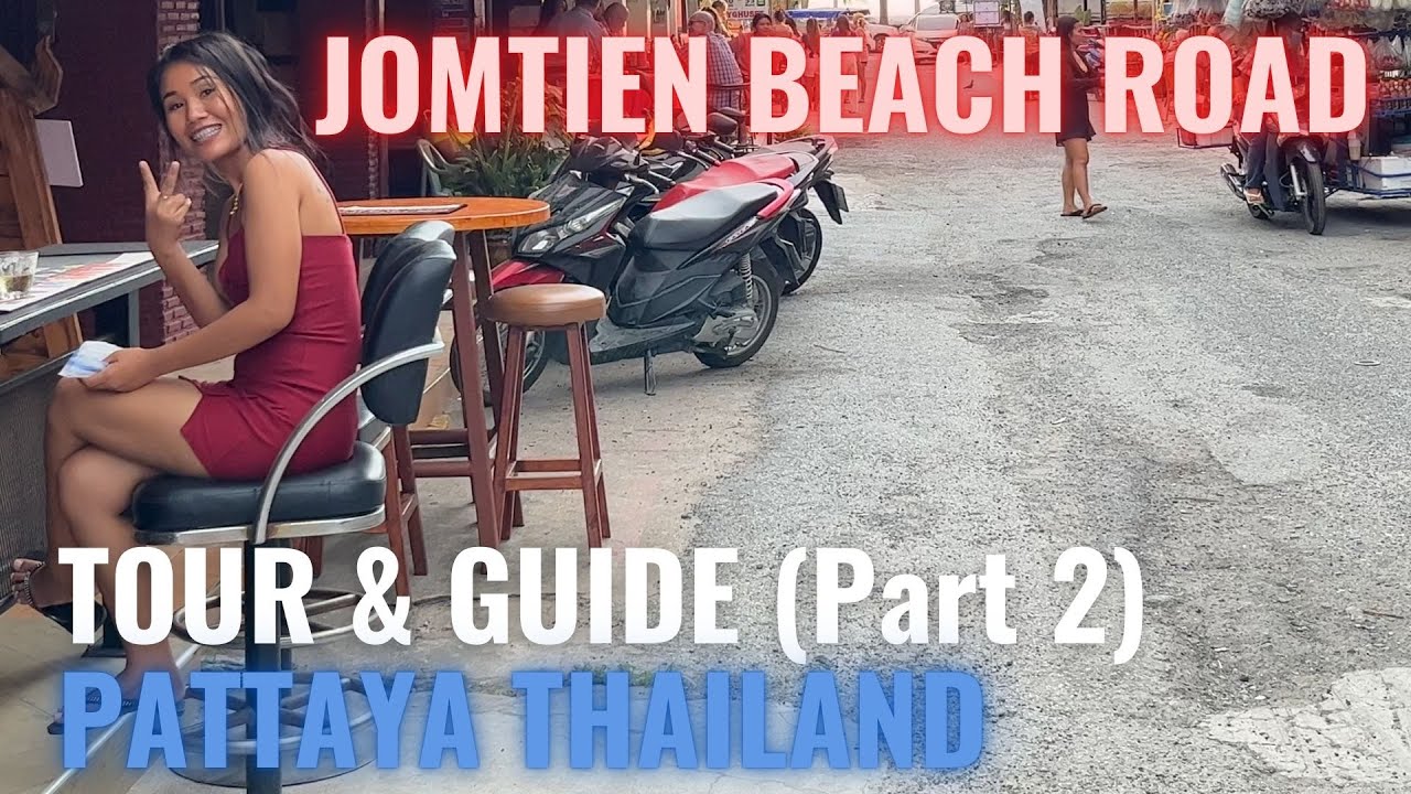 Jomtien Beach Road Tour (part 2) - Soi 7, Soi White House, Jomtien Night Market - Pattaya Thailand