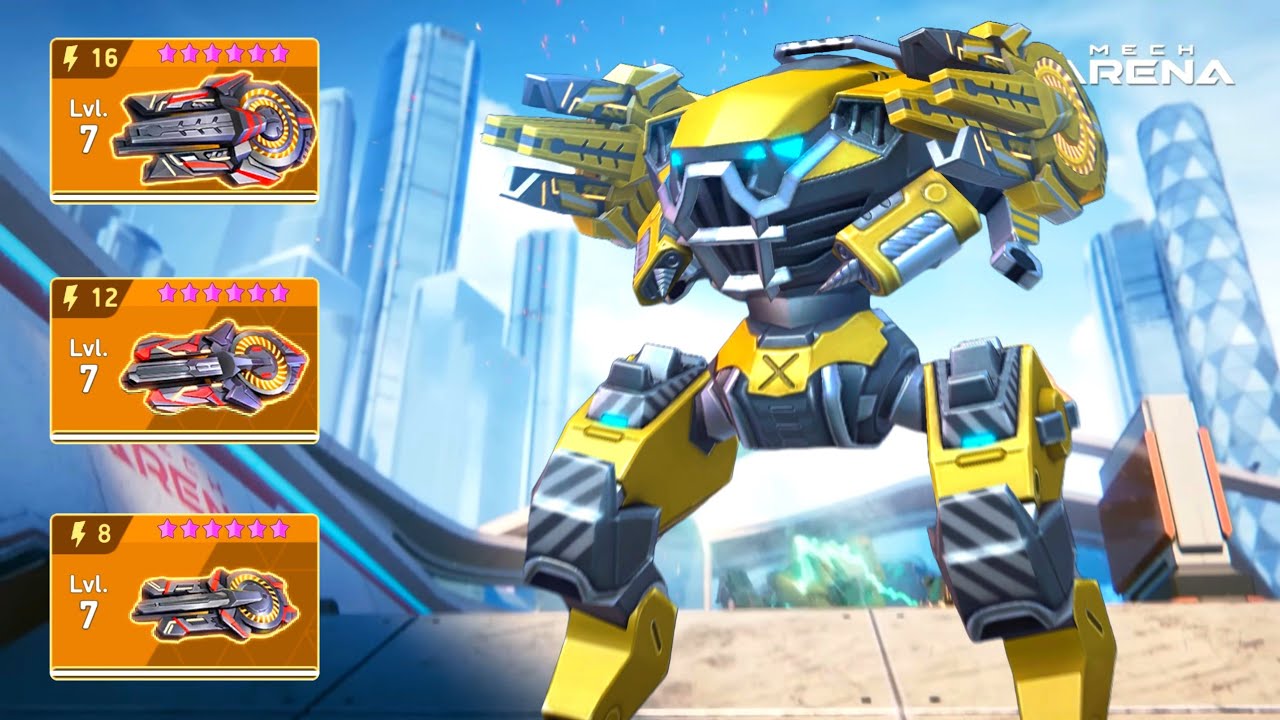 All Disc Launcher 8 12 16 with Ares - Mech Arena