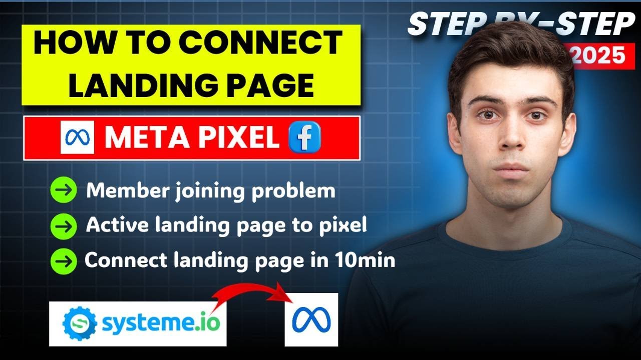 how to connect landing page to meta pixel | system.io se pixel kese connect kare 2025 |