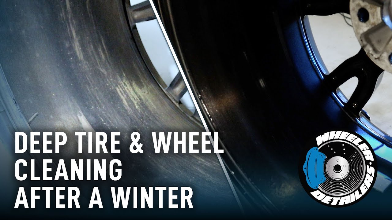 DEEP WHEEL & TIRE CLEANING AFTER A FULL WINTER DRIVING + BONUS TIP