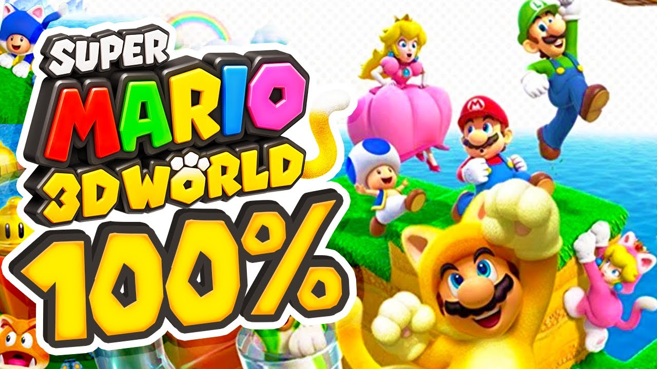 Super Mario 3D World - 100% Longplay Full Game Walkthrough No Commentary Gameplay Playthrough