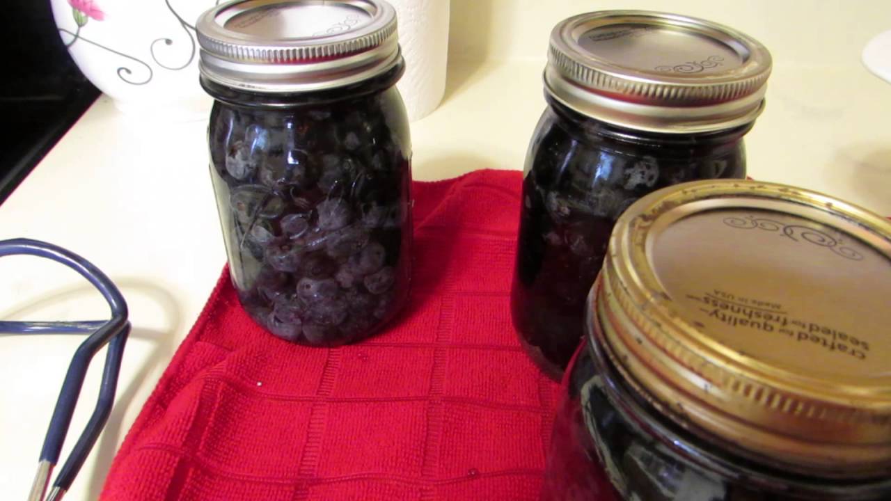 How To Can Whole Blueberries