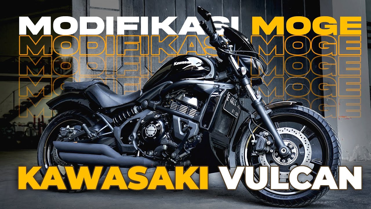MODIFIKASI MOGE KAWASAKI VULCAN 650 | dari Custom Body & Part, Kenalpot dan Restorasi Cat Total!