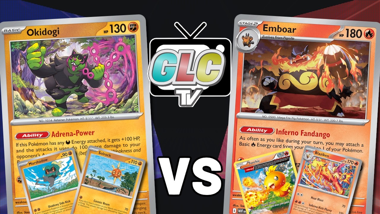 Pig-Pony-Slug Fire vs RDT Fighting GLC Gameplay - Pokemon TCG