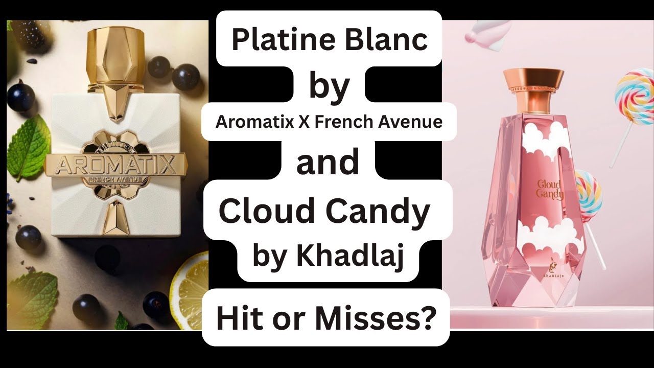 Platine Blanc Aromatix X french avenue:Cloud Candy Khadlaj parfumes