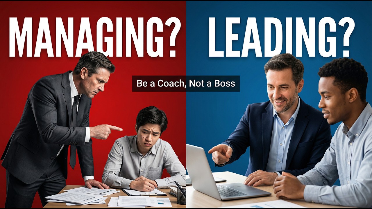 Managing vs Leading | These Leadership Mistakes Killing Team Performance