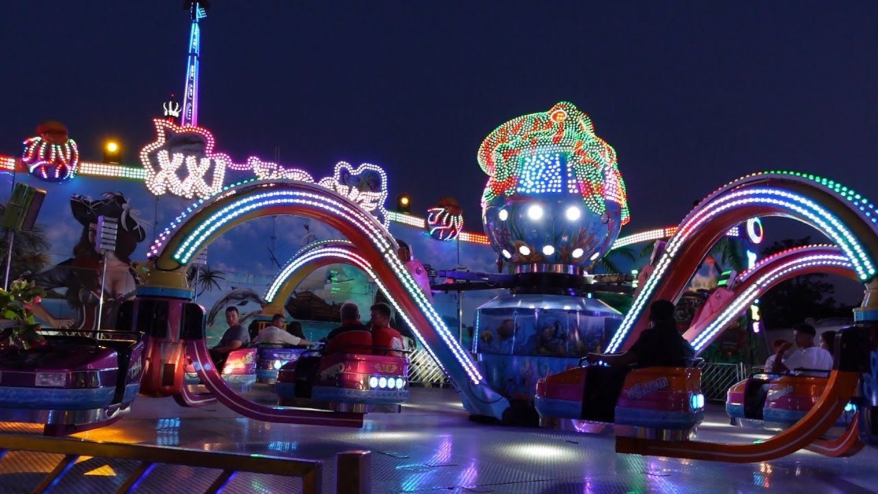 XXL Krake M&uuml;ller Offride N&uuml;rnberger Herbstvolksfest 2024 [FULL HD]