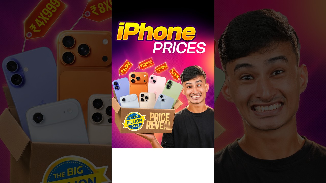 iPhone Prices in Flipkart BBD Sale 2026 🍎💰 Expected Price! #Shorts