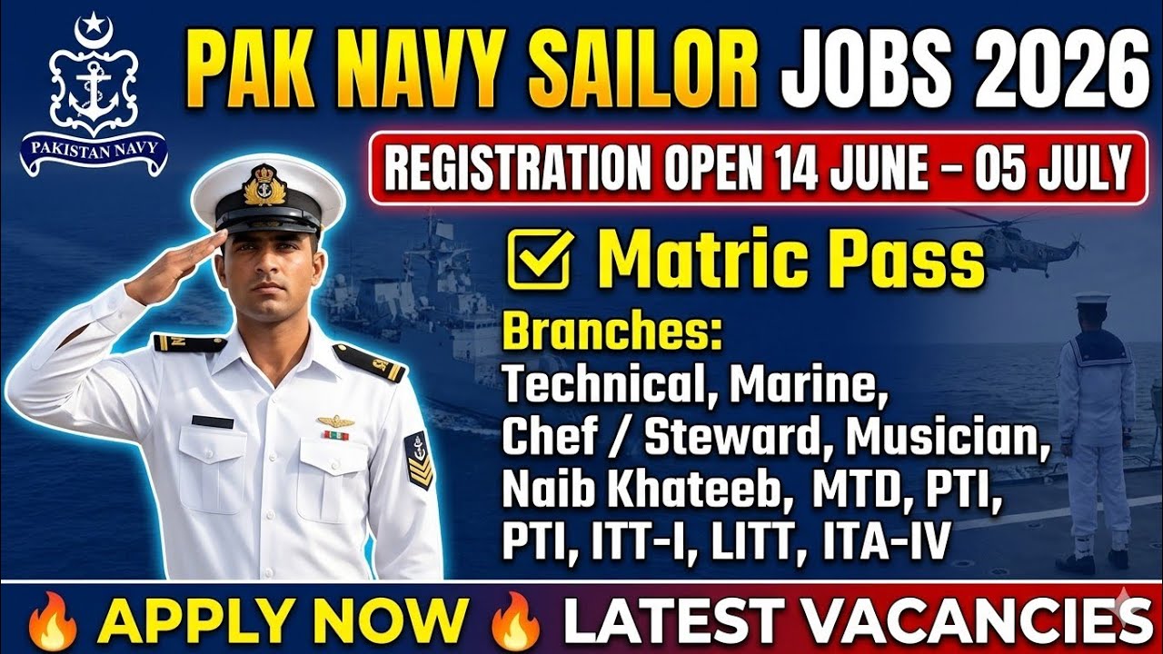 Pak navy new jobs 2026|navy jobs 2026|pakistan navy jobs|join pak navy|@Ayeshaforcesacademy 