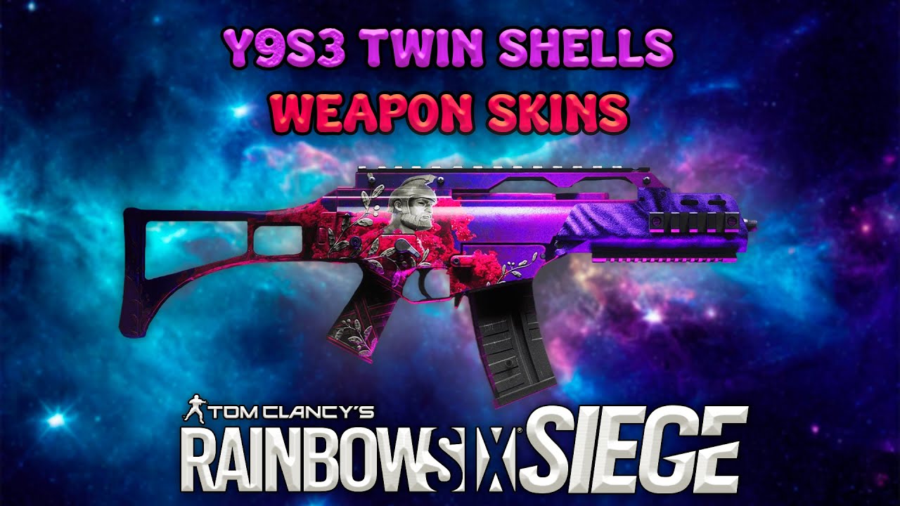 Y9S3 TWIN SHELLS All WEAPON SKINS  -  3D Skins, Pro League Skins, BP Skins, Event Skins - R6