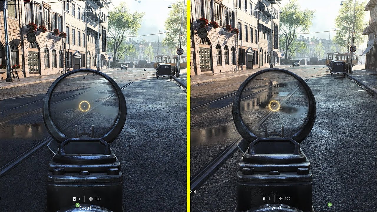 Battlefield V - Ray Tracing On vs Off / Frame Rate Test - Rotterdam Map Graphics Comparison