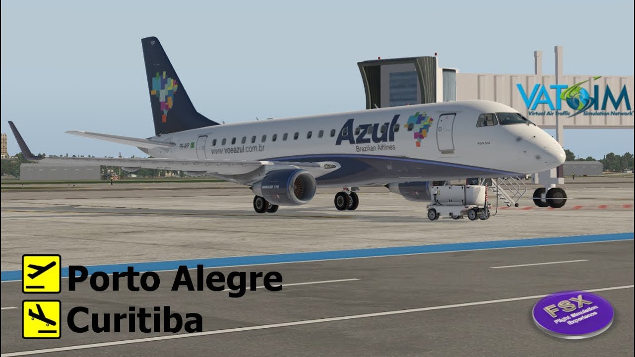 [*** XPLANE11 ***] Primeiro Voo AZUL com EMBRAER 170  | SBPA ✈ SBCT