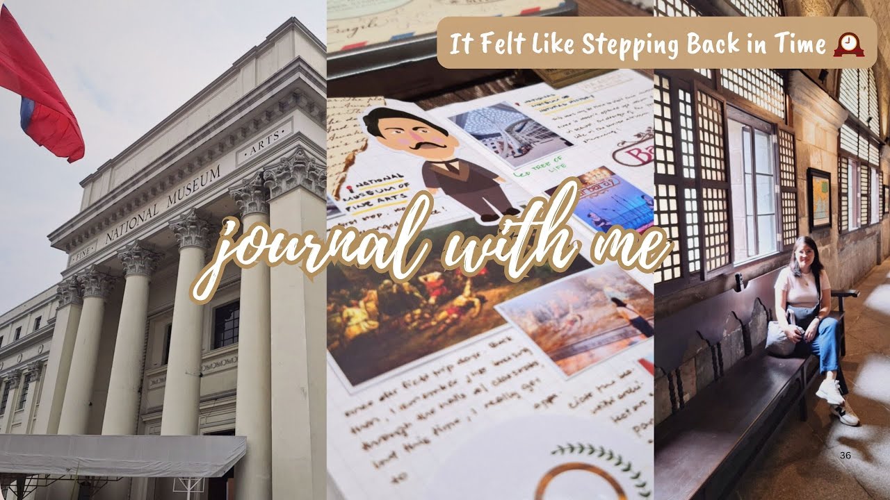 🏛️ Museum Day in Manila | Scrapbook Journal With Me + Intramuros & Cafe Stop