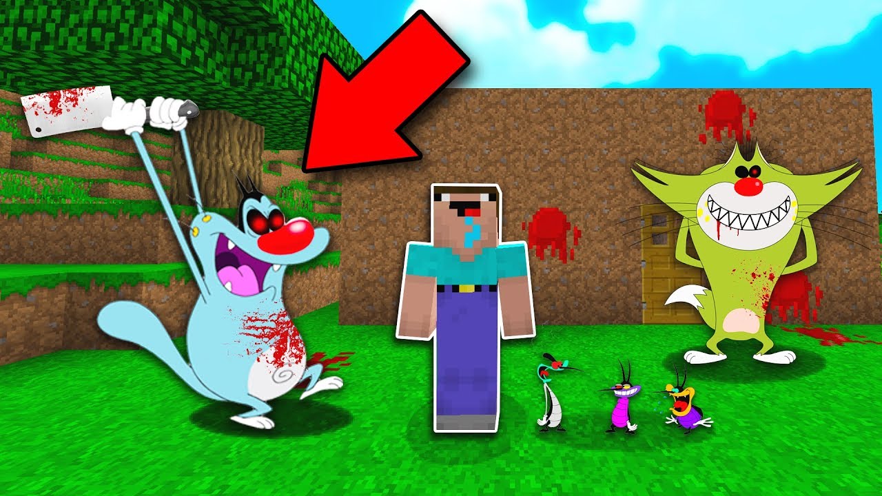 NOOB GẶP OGGY.EXE VÀ NHỮNG CHÚ GIÁN TRONG MINECRAFT!!