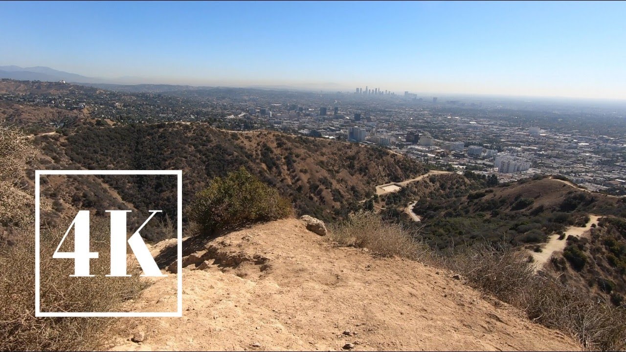 Runyon Canyon Hike 🏞 4K Video 📽 3D Binaural Sound 🎧 ASMR