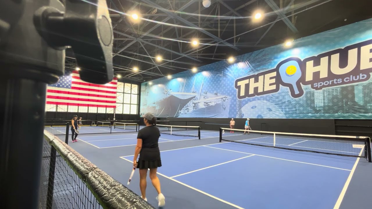 Singles play court 2 Nina vs Carol