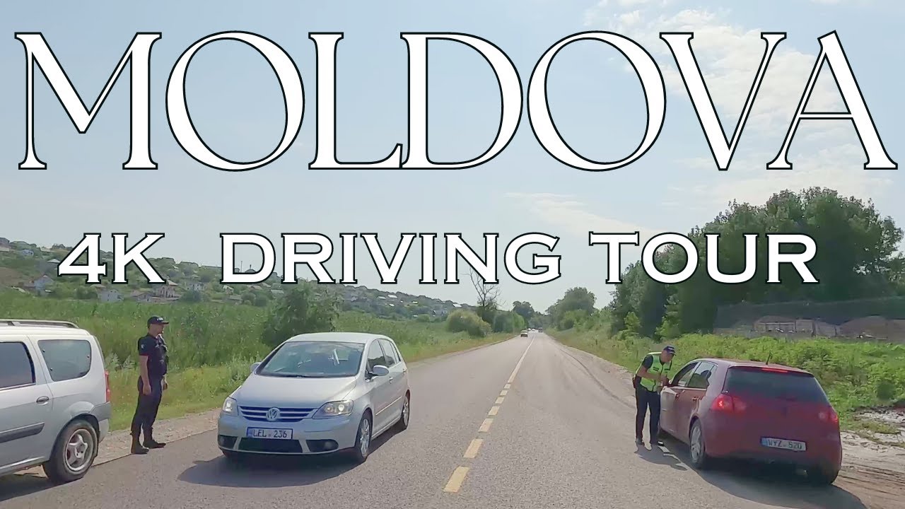 🇲🇩 Moldova 4K - R33 Road -  Driving from Bujor to Hinchesti - Summer 2024