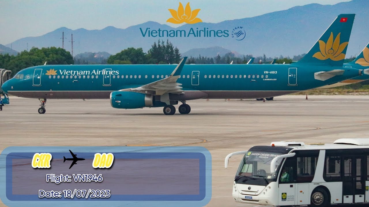 [TRIP REPORT] Vietnam Airlines Flight VN1946 From Nha Trang Cam Ranh to Da Nang (18/07/2023)