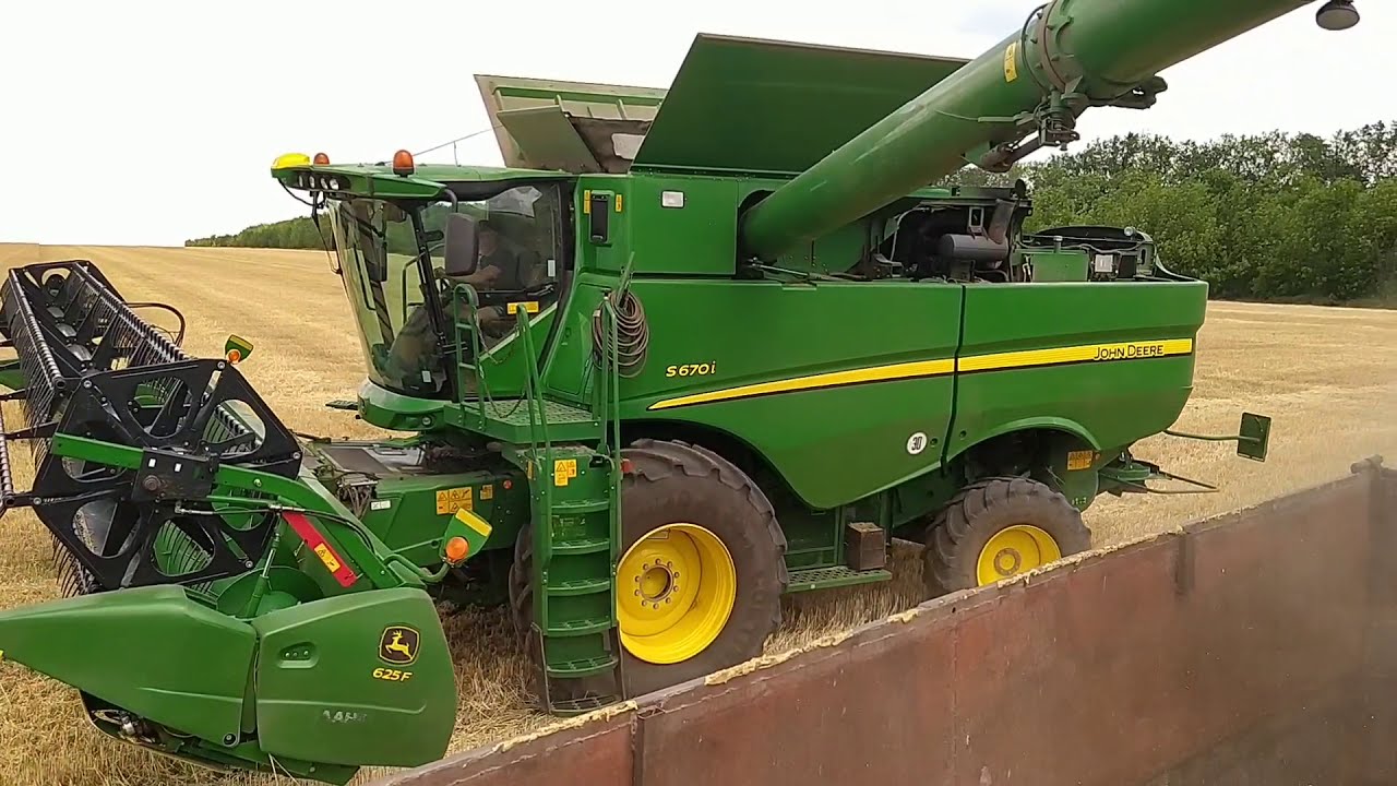 🇺🇦Жнива 2020! Комбайн JOHN DEERE S670i.