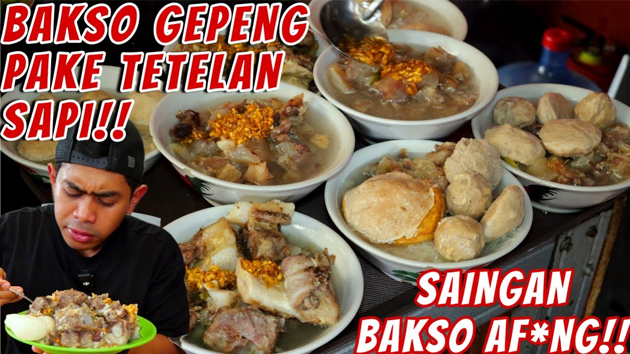PESAN SEMUA MENU BAKSO GEPENG PALING RAME DI RAWAMANGUN!!