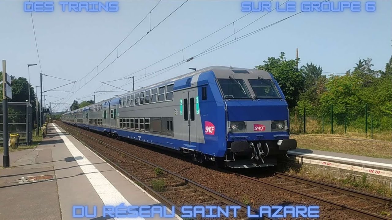 Quelques trains à Andrésy (78)