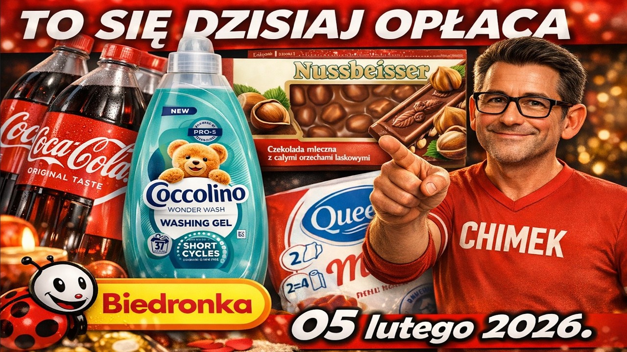 BIEDRONKA\ Jakie najlepsze promocje w czwartek 05.02.2026.