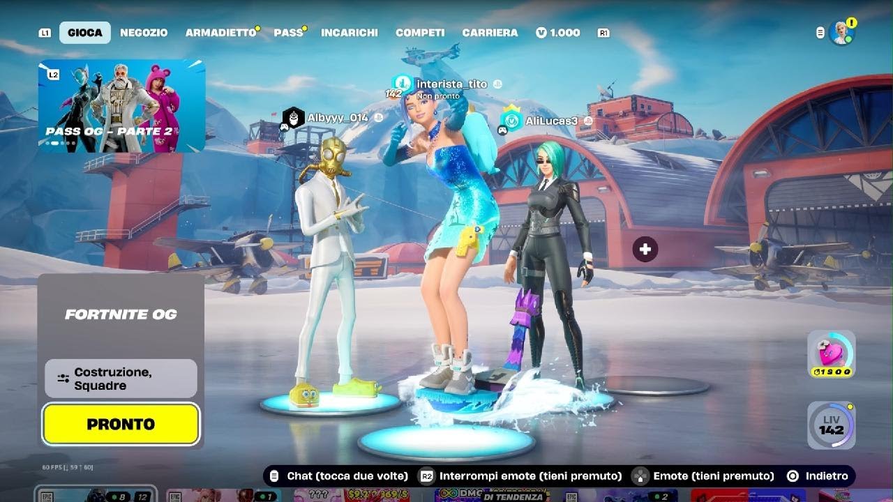 Fortnite rientro
