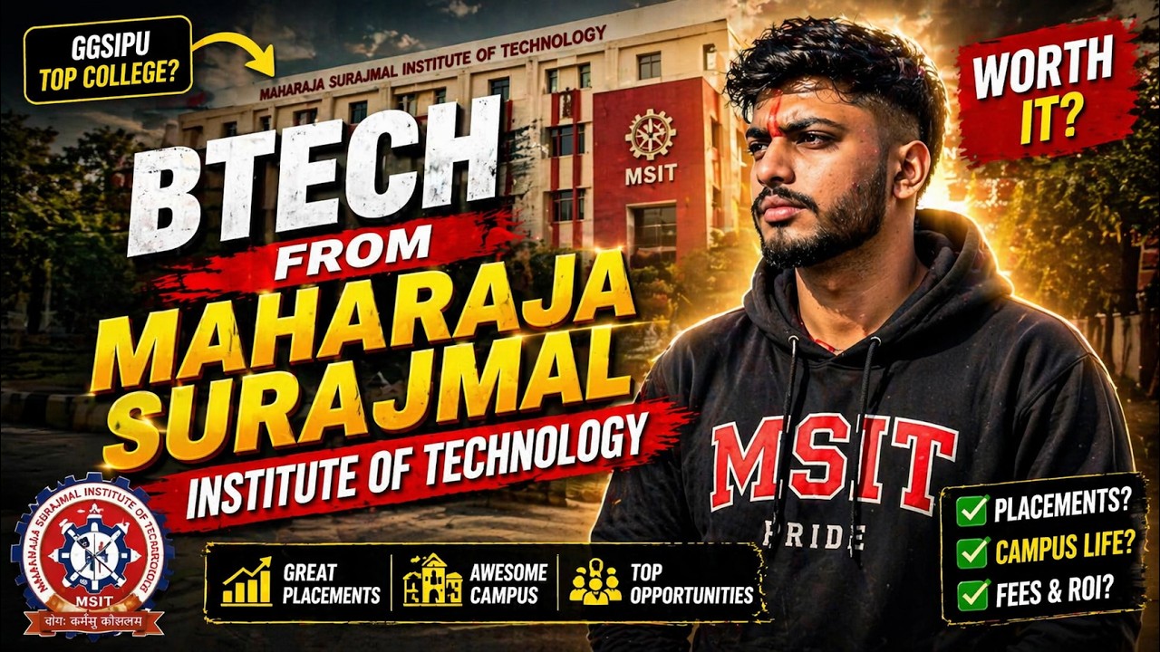MSIT Delhi BTech Full Reality: Fees, Placements & Campus Truth 😳